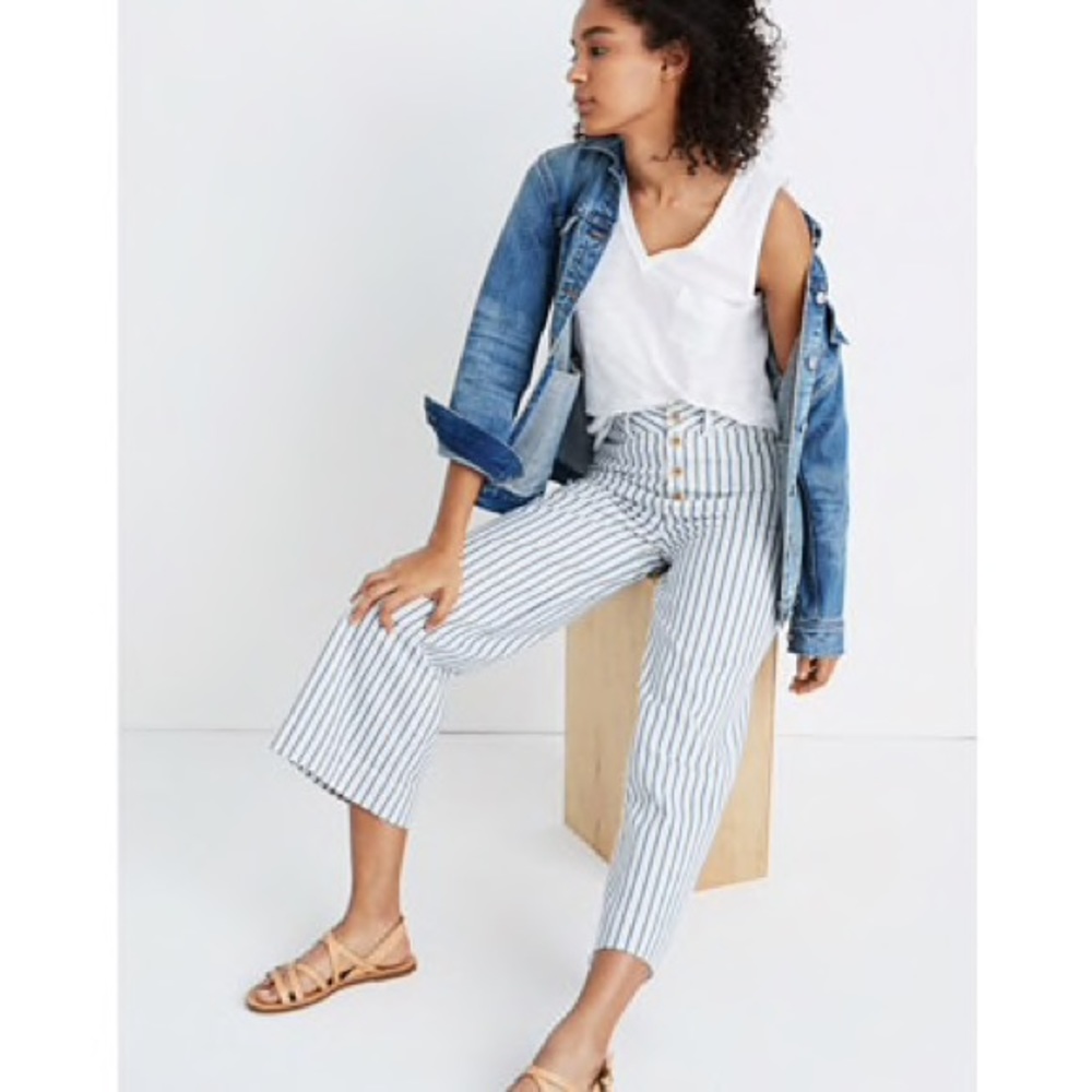 Madewell Emmett Wide Leg Crops